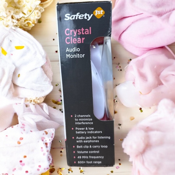 Safety 1st Crystal Clear Audio Baby Monitor MO096 600ft Range 2 Channel NEW - Picture 2 of 4
